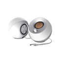 Caixa De Som 2.0 - Pebble - Usb Tipo A - 2w Rms - Branca - 51mf1680aa001